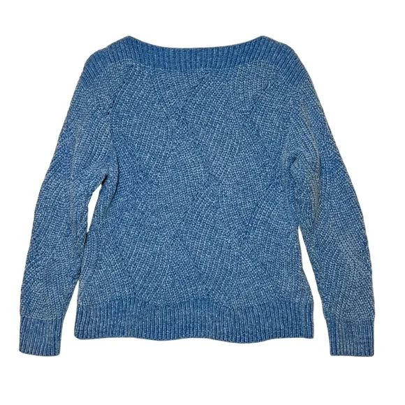 Tommy Bahama Knit Women's Shell St Luna Sweater Size XS/TP Light Blue Soft - Picture 3 of 9